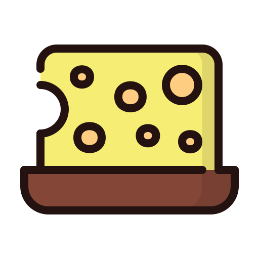 rebanada de queso Generic color lineal-color icono