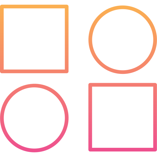 formes Generic gradient outline Icône