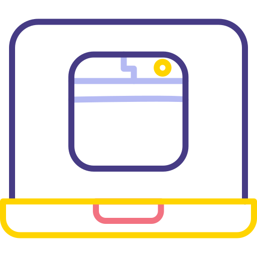 computadora portátil Generic color outline icono