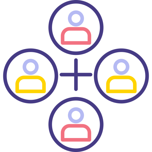 agrupamiento Generic color outline icono