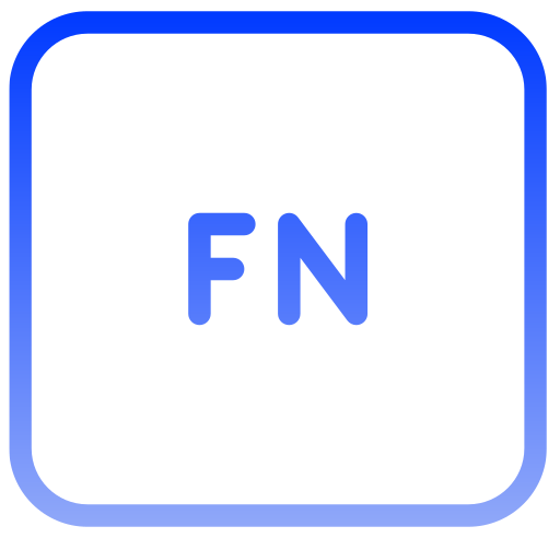 fn Generic gradient outline icono