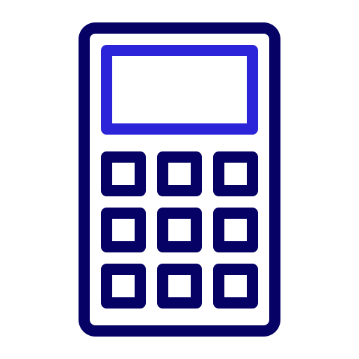 calculadora Generic color outline Ícone