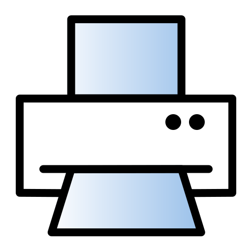 プリンター Generic gradient lineal-color icon