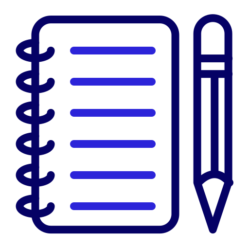 pluma y papel Generic color outline icono