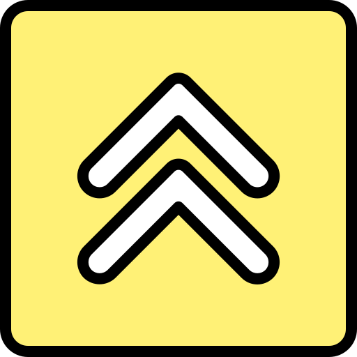 上向き Generic color lineal-color icon