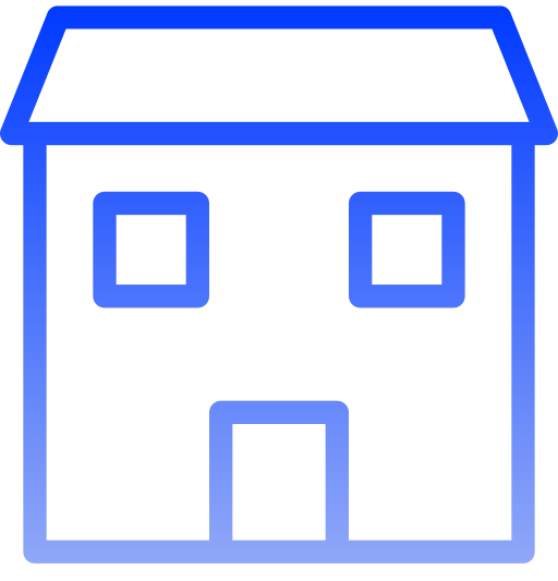 House Generic gradient outline icon