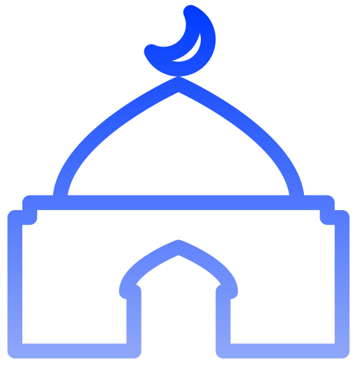 meczet Generic gradient outline ikona