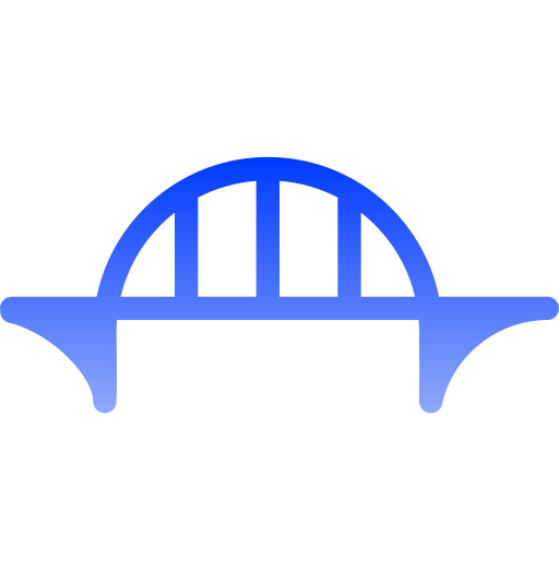 Bridge Generic gradient fill icon