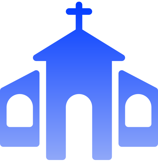 교회 Generic gradient fill icon