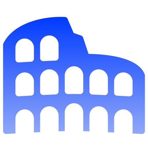 コロッセオ Generic gradient fill icon