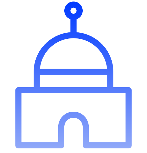 Synagogue Generic gradient outline icon