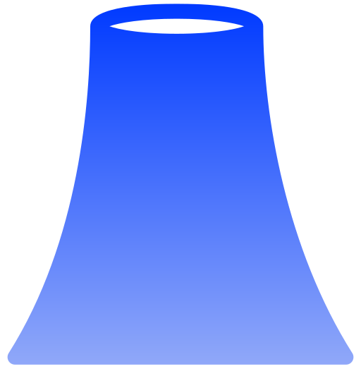 centrale nucléaire Generic gradient fill Icône