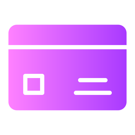 Credit card Generic gradient fill icon