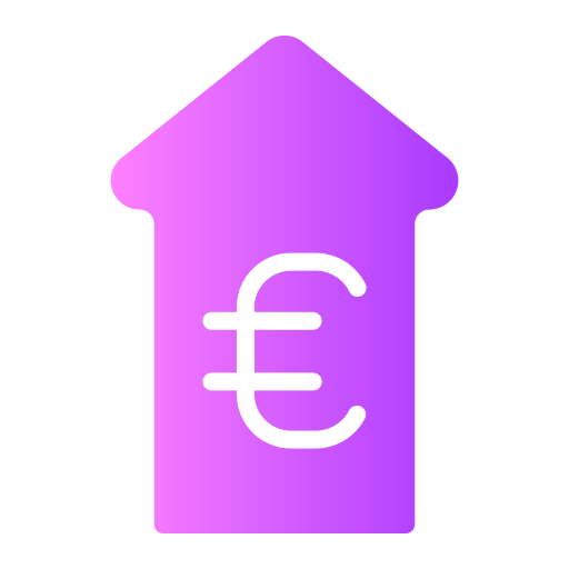 Euro Generic gradient fill icon