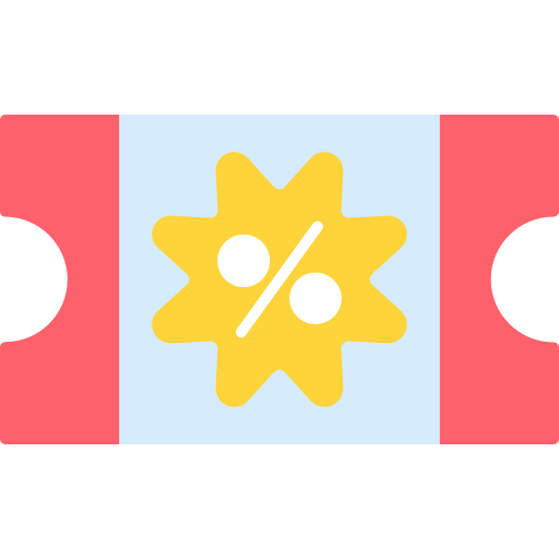 クーポン Generic color fill icon
