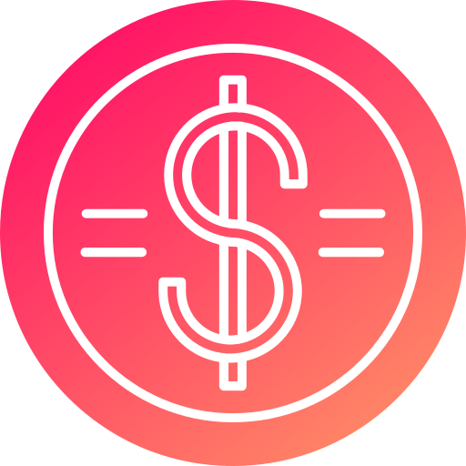 通貨 Generic gradient fill icon