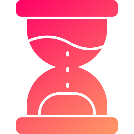 reloj de arena Generic gradient fill icono