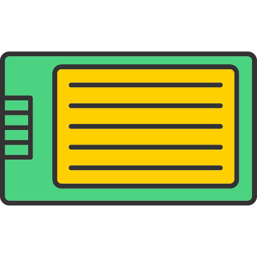 タブレット Generic color lineal-color icon