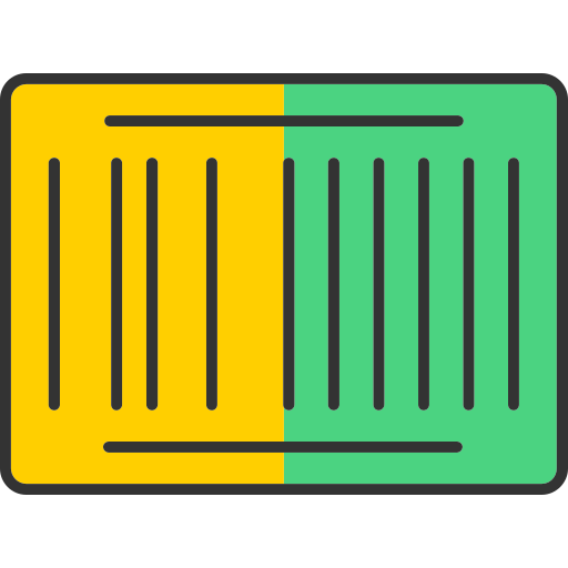 Bar code Generic color lineal-color icon