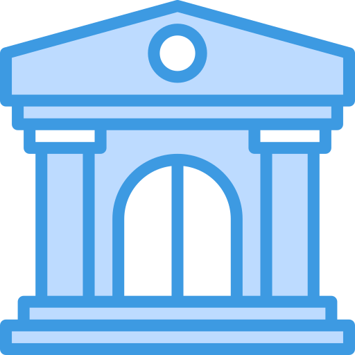 bank itim2101 Blue icon