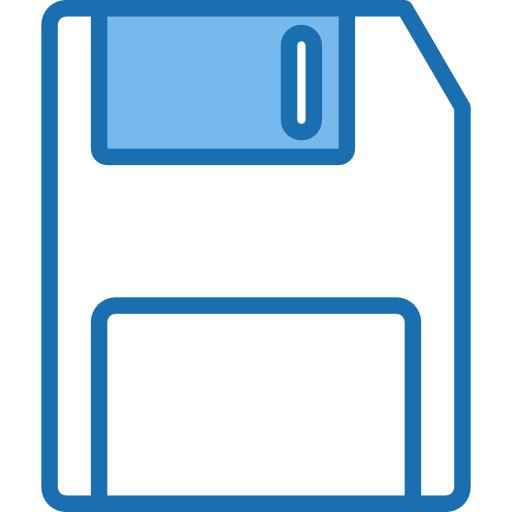 diskette Phatplus Blue icon