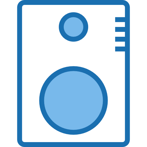 Speaker Phatplus Blue icon