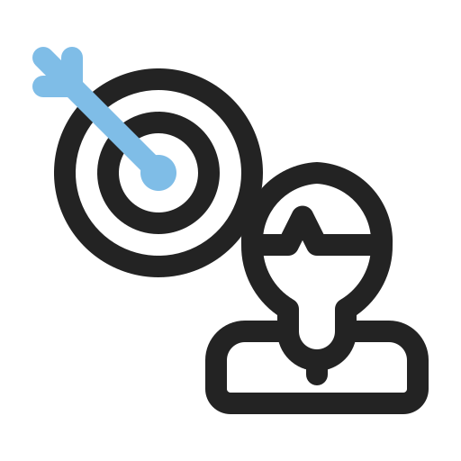 Target business Generic color outline icon