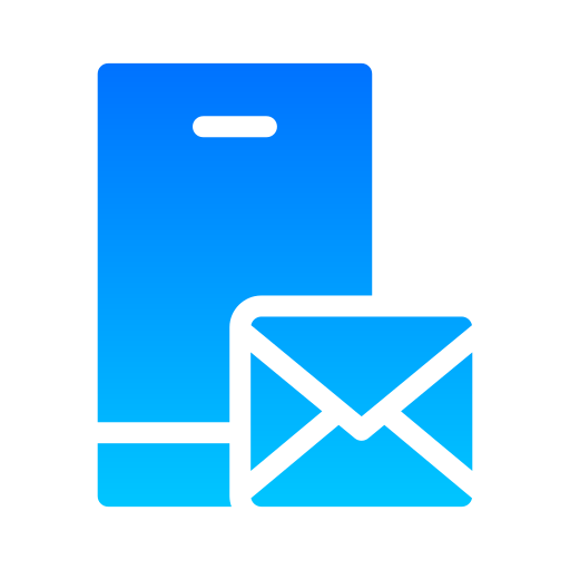 Phone mail Generic gradient fill icon