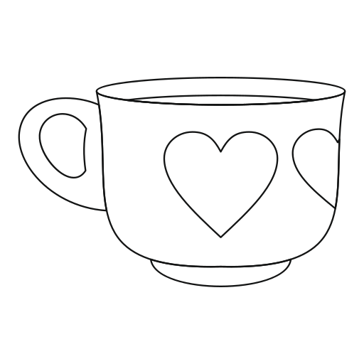 taza Generic outline icono