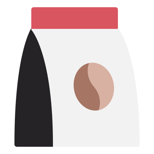 torba na kawę Generic color fill ikona