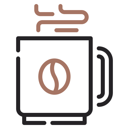 コーヒーマグカップ Generic color outline icon