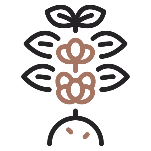 Coffee plant Generic color outline icon