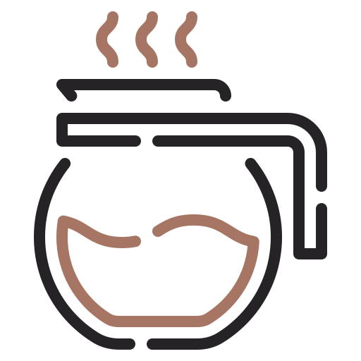 コーヒーポット Generic color outline icon