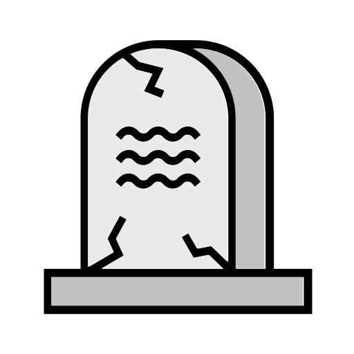 Tombstone Generic color lineal-color icon