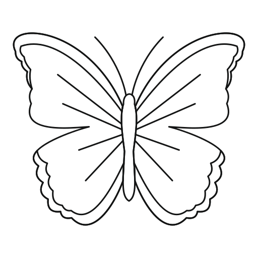 큰 나비 Generic outline icon