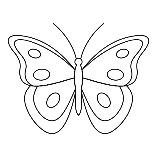 borboleta aphantopus Generic outline Ícone