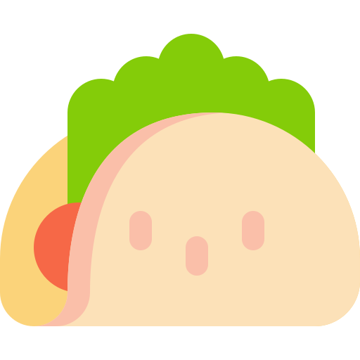 tacos Generic color fill Icône