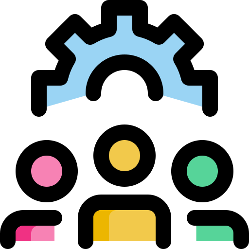 인적 자원 Generic color lineal-color icon