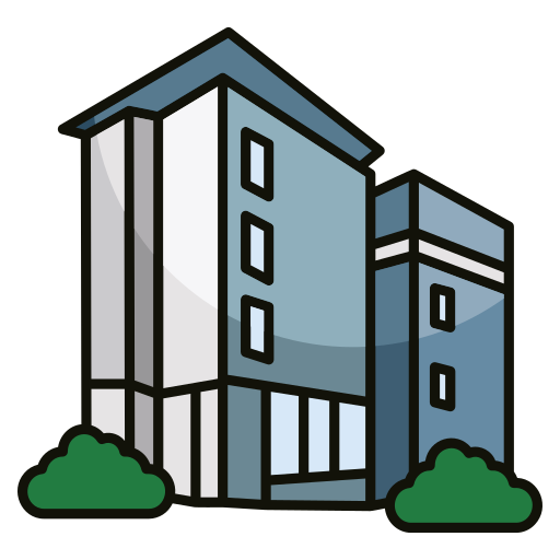 edificio de apartamentos Generic color lineal-color icono