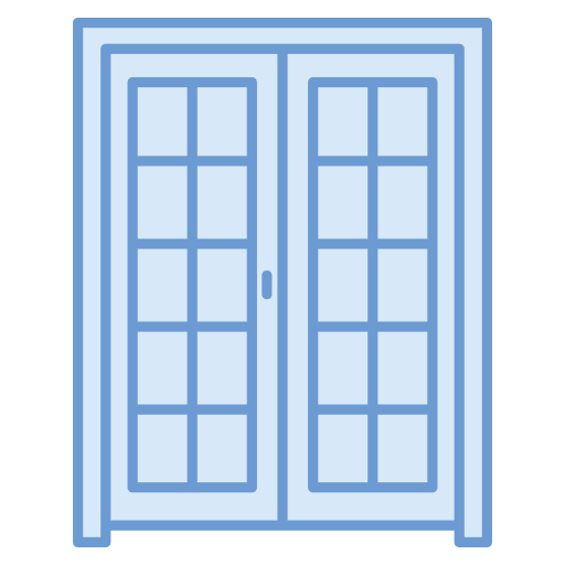 Дверь Generic color lineal-color иконка