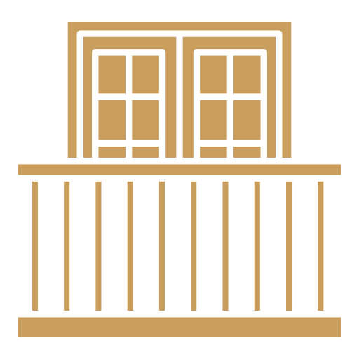 Balcony Generic color fill icon