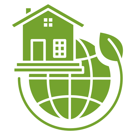 Sustainable home Generic color fill icon