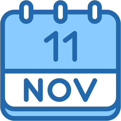 11월 11일 Generic color lineal-color icon