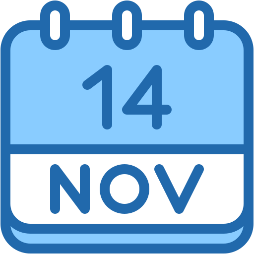 14 de noviembre Generic color lineal-color icono