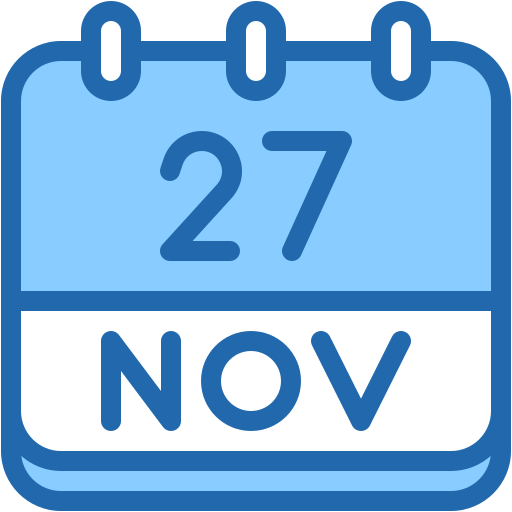 27 novembre Generic color lineal-color icona