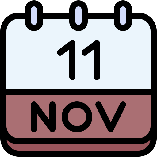 11. november Generic color lineal-color icon