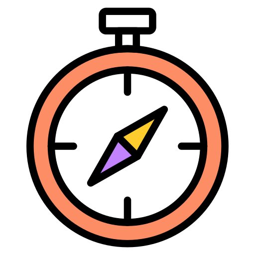 方位磁針 Generic color lineal-color icon