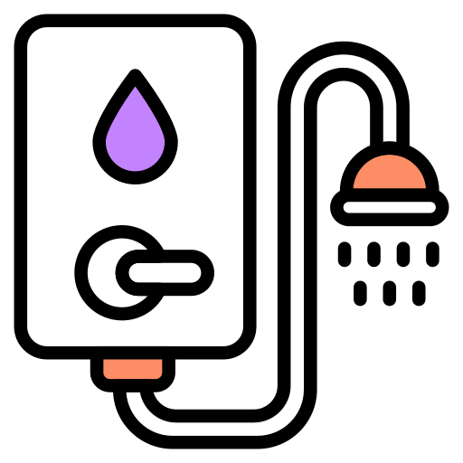 borsa da doccia Generic color lineal-color icona