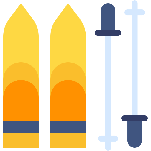 ski Generic color fill icoon