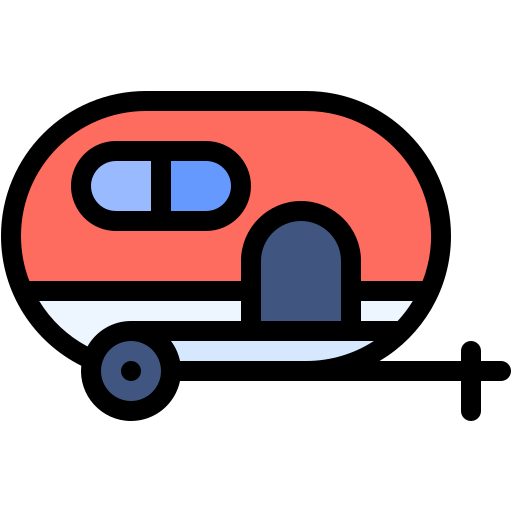 caravane Generic color lineal-color Icône